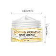 thumbnail image 3 of Pisexur Belleza Maquillaje Crema capilar con queratina y biotina (60 g): suave, nutritiva, suavizante e hidratante para el cuidado del cabello.para mujeres y hombres, 3 of 7