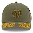 thumbnail image 2 of Men's New Era x Alpha Industries  Olive Washington Nationals A-Frame 9FORTY Adjustable Hat, 2 of 5