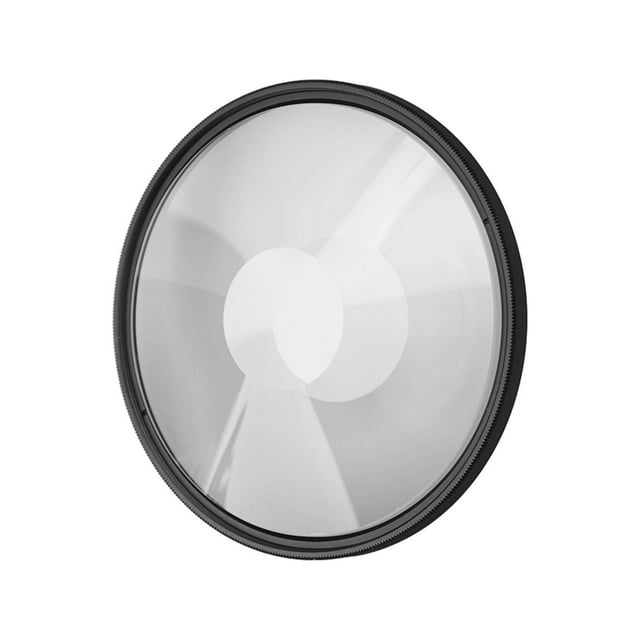 Halo Optical Glass Filter, Spiral Blur Prism, Waterproof Grease Resistant Circular Halo Frame, Stunning Photo Video Effects with for Portrait Landscape Photography, Suitable for