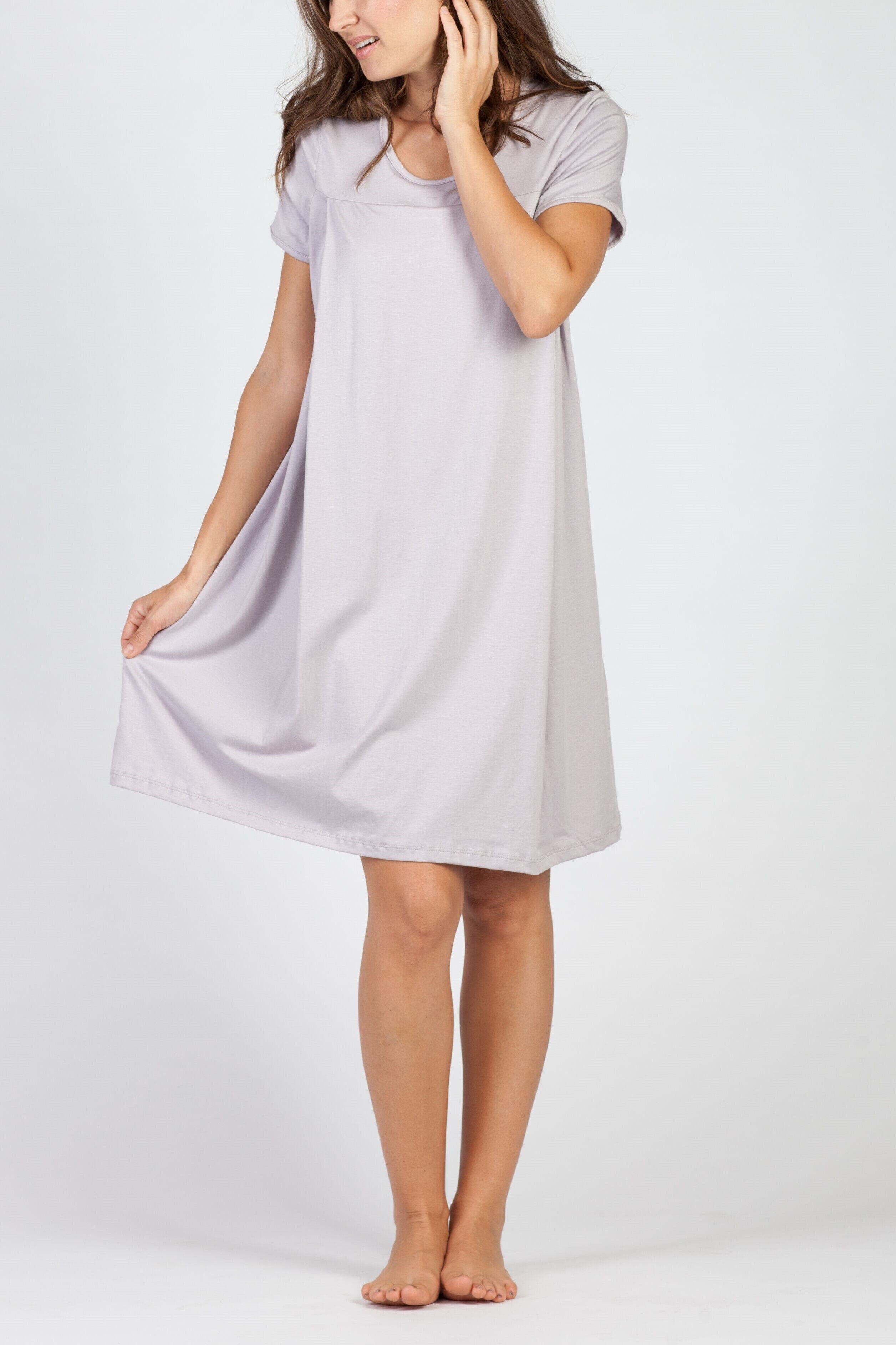 Avidlove Womens Maternity Nursing Cami Dress/Pregnancy Gown/Sleeveless Nightshirt S-XXL