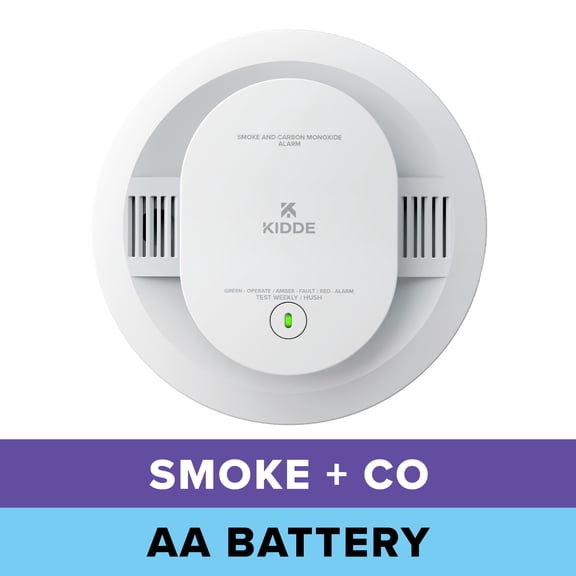 Kidde Battery-Operated Combination Smoke & Carbon Monoxide Detector, Voice Alerts