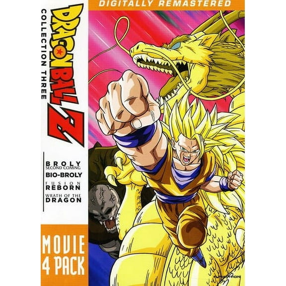 Dragon Ball Z: Movie Pack #3 (DVD) Movies 10 - 13 (CrunchyRoll)