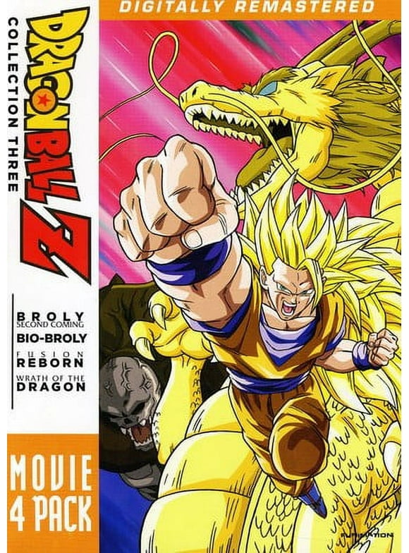 Dragon Ball Z: Movie Pack #3 (DVD) Movies 10 - 13 (CrunchyRoll)