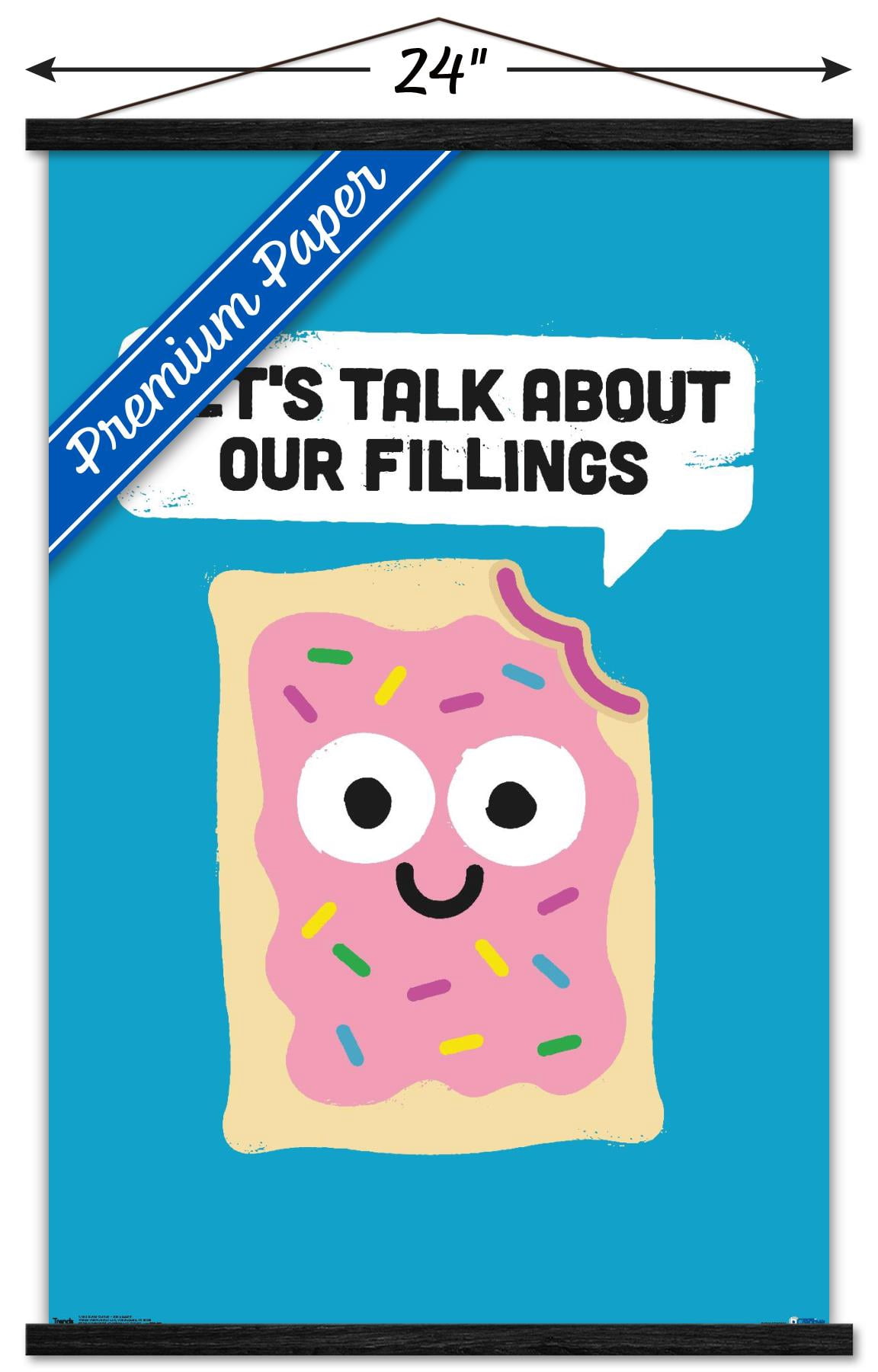 DaVid Olenick - Talk About It Wall Poster with Wooden Magnetic Frame, 22.375" x 34"