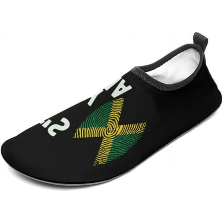 It s in My DNA Jamaica Flag Water Shoes Quick-Dry Sports Barefoot Shoes Swim Shoes Slip-on for Beach Pool Yoga