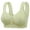 Green, variant on Women’s Extra Plus Size Front Closure Fixed Cup Bra – Wirefree Concentrated Shape Bra with Tank Design, Plus Size Comfort Black 50