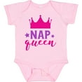 thumbnail image 3 of Inktastic Nap Queen, Crown, Stars - Pink Purple Girls Baby Bodysuit, 3 of 5
