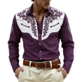 thumbnail image 1 of Camisetas de Navidad de Manga Larga para Hombre Camiseta de Manga Larga Casual de Moda para el Otoño Invierno Al Aire Libre Diario, 1 of 4