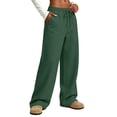 thumbnail image 4 of ClodeEU Women's Drawstring Wide Leg Sweatpants,Soft Casual Lounge Pants with Pockets ,Women's Plus L, 4 of 7
