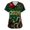 Army GreenC_01#1104D, variant on Christmas Scrub Tops Women Plus Size Plus Size Stretchy Santa Claus Print Nurses Working Uniforms with Pocket V Neck Short Sleeve Women Scrub Tops S-5XL