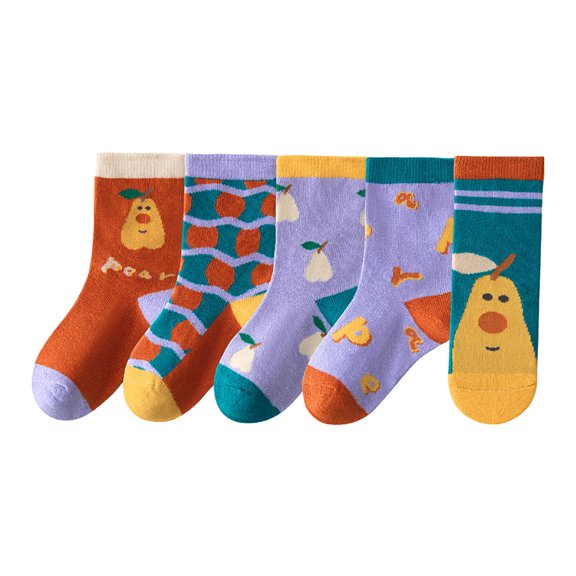 Caqnni Toddler Ankle Socks Non Slip 1Pairs Kids Low Cut Cute Grips Socks with Gripper for Boys Girls for 1-7 Years Child 5 Pairs All Seasons GIFT FOR BOYS/GIRLS SOFT & COZY,9-12 Years