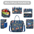 thumbnail image 2 of Aesthetic Floral Design Lunch Bag - Leakproof Insulated Tote, Waterproof & Functional, 2 of 6