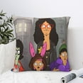 thumbnail image 6 of Throw Pillow Covers 12"x12" Inch, Bob's Burgers Decorative Pillow Case for Sofa Couch Chair Bedroom Modern Decor, 6 of 7