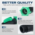 thumbnail image 3 of shiyou-Heavy Duty Garden Hose Shut Off Valve, Water Hose Shut Off Valve with Large Lever, 3/4 Inch Garden Hose Connector, Restricted-Flow Water Shut-Off for Outdoor Faucet Extender, 3 of 4