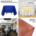 thumbnail image 4 of Efavormart 70" Dusty Blue 200 GSM Seamless Premium Polyester Square Tablecloth, 4 of 11