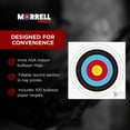 thumbnail image 3 of Morrell ASA Indoor Round Paper Face Shooting Targets, 17x17-Inch, 100 Count, 3 of 9
