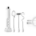 thumbnail image 1 of Espumador de leche eléctrico portátil Matsuzay con carga USB, mezclador de bebidas, batidor de huevos de plástico ABS, Blanco, 1 of 6