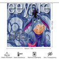 thumbnail image 2 of Juego de baño de cuatro piezas de Eeyore con alfombras antideslizantes, tapa de inodoro suave, elegante cortina de ducha y alfombrilla de baño para decoración del hogar, 2 of 8