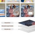 thumbnail image 6 of Ryvnso Flower Patern3 Storage Bins Large Basket Foldable Cube Toys Organizer with Handles 1 PC, 6 of 8