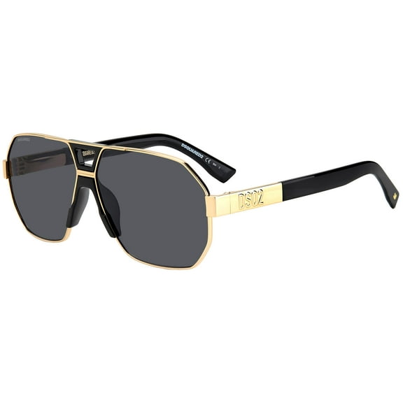 Dsquared2 - D2 0028/S, Geometric metal men GOLD BLACK/GREY