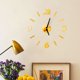 thumbnail image 2 of Injueey Relojes de pared luminosos Reloj grande Reloj Horloge 3D DIY Acrílico Espejo Pegatinas Cuarzo Duvar Saat Klock Moderno mudo Decoración del hogar Oro Injueey HA3328-03B, 2 of 6