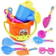 thumbnail image 2 of 9Pcs Toddler Kids Children Outdoor Sand Beach Bucket Shovel Rake Water Toys Set, 2 of 11
