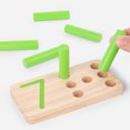 thumbnail image 2 of Juguetes de tablero de clavijas para niños que cuentan juguetes de madera Juguetes de tablero de clavijas para niños que cuentan juguetes de madera con 57 clavijas juguetes ANGGREK Otros, 2 of 8
