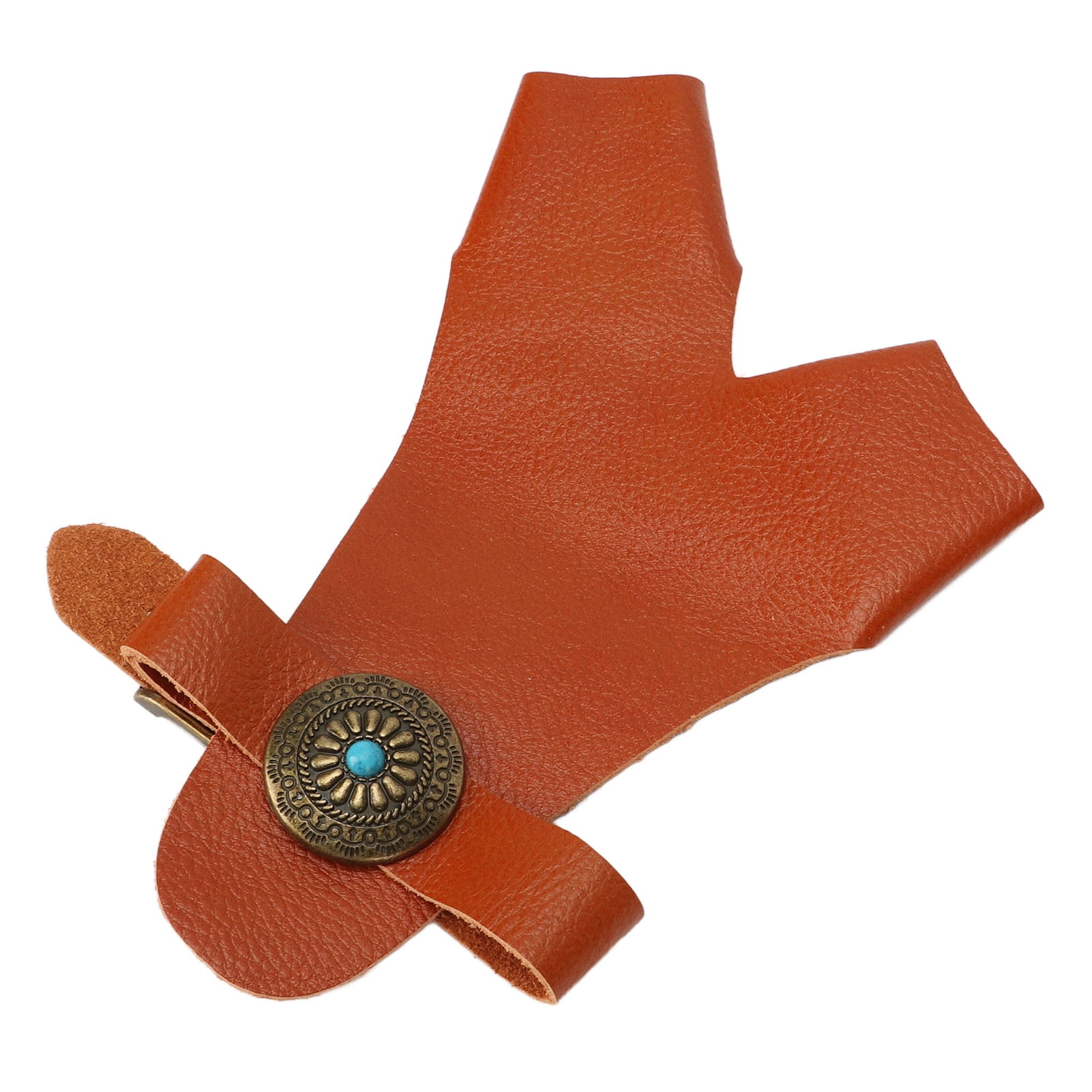 Gant De Protection Pour Tir à L'arc En Cuir PU - Réglable, Respirant - Pour Arc Traditionnel Et Loisirs - 8