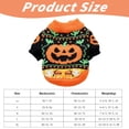 thumbnail image 3 of Halloween Dog Stripe Sweater Cute Pet Knitwear Clothes Halloween Outfits Halloween Costume for Small Middle Large Dogs, 3 of 9