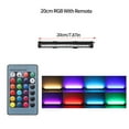 thumbnail image 3 of Luz de acuario LED con control remoto | Lámpara de burbujas de pecera que cambia de color | Resistente al agua, energéticamente eficiente, múltiples modos, fácil de instalar | para medio acuático, 3 of 8