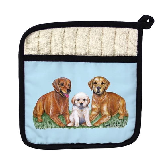 Betsy Drake PT837 Golden Retrievers Pot Holder