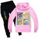 thumbnail image 1 of Lankybox Chándal con estampado para niños y niñas, trajes de manga larga con capucha, sudaderas, pantalones de chándal, conjunto informal, 1 of 2