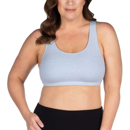 

Leading Lady Serena Wirefree Racerback Sports Bra (514) 38 B/C/D Serenity Blue