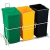 The Smart Bin 12 Gallon under counter pull-out waste and recycling system