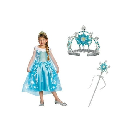 Disney Frozen Elsa Costume with Accessory Kit