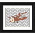 thumbnail image 1 of Robinson, Tamara 32x26 Black Ornate Wood Framed with Double Matting Museum Art Print Titled - Plane IV, 1 of 4