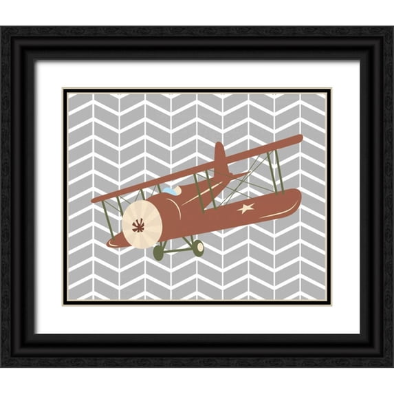 Robinson, Tamara 32x26 Black Ornate Wood Framed with Double Matting Museum Art Print Titled - Plane IV