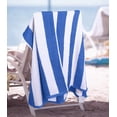thumbnail image 2 of Utopia Towels 4 Pack Cabana Stripe Beach Towel, 30 by 60 Inches, Oversized 100% Ring Spun Cotton Pool Towels, Highly Absorbent Quick Dry Bath Towels for Beach, and Swim, Blue, 2 of 9