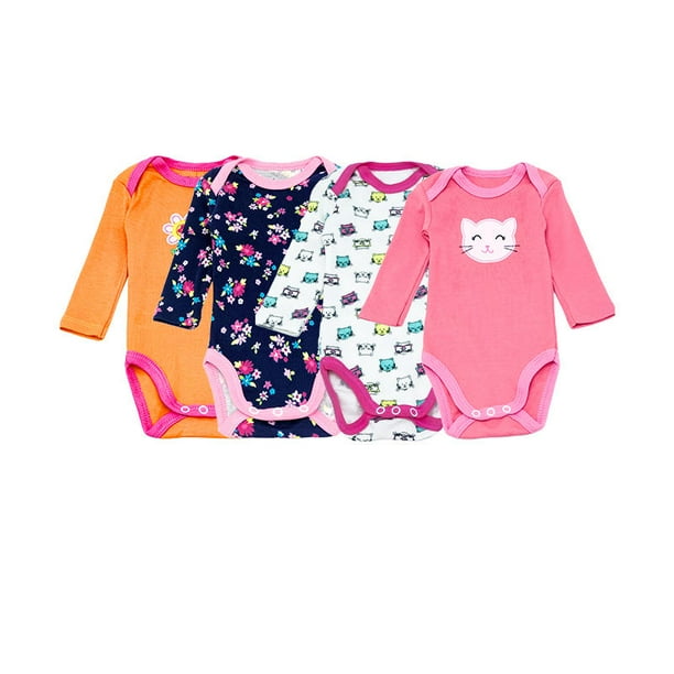 Conjunto de ropa para nina venta al por mayor diseno de mezcla de algodon mameluco de manga larga para bebe conjunto de regalo ropa infantil