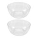 thumbnail image 1 of Women 9cm x 4.5cm DIY Clear Plastic Mask Bowl Mixer Holder 2pcs, 1 of 5