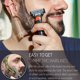 thumbnail image 2 of Vogacara Herramienta moldeadora de barba transparente, ligera y compacta, con peine, herramienta para forma a la barba, plantilla cómoda Protección de la piel Negro, 2 of 6