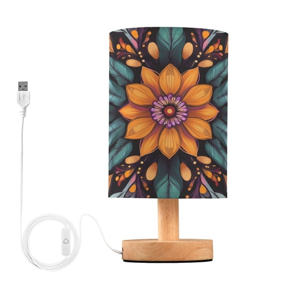 BZSMCE Lamp Modern Colorfull Blossom Pattern Creative Patter Night Light
