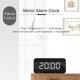 thumbnail image 5 of Espejo Con Alarma Led, Reloj De Mesa Con Repetición, Termómetro Digital De Escritorio Electrónico, Retroiluminación Automática, Herramientas Multifuncionales Grandes Advancent HA028090-02, 5 of 7