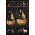 thumbnail image 4 of Mochila portabebés para perros NOAH & PAW, ajustable, de piel vegana, 2,2 a 8 kg, 4 of 9