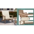 thumbnail image 7 of Boyel Living 30-in Resin Outdoor Patio Lounge Chair Moden Furniture Garden Sofa with Cushions, 7 of 7