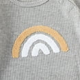 thumbnail image 2 of WIBACKER Newborn Baby Boy Rainbow Short Sleeve Romper One Piece Jumpsuits Summer Clothes, 2 of 9