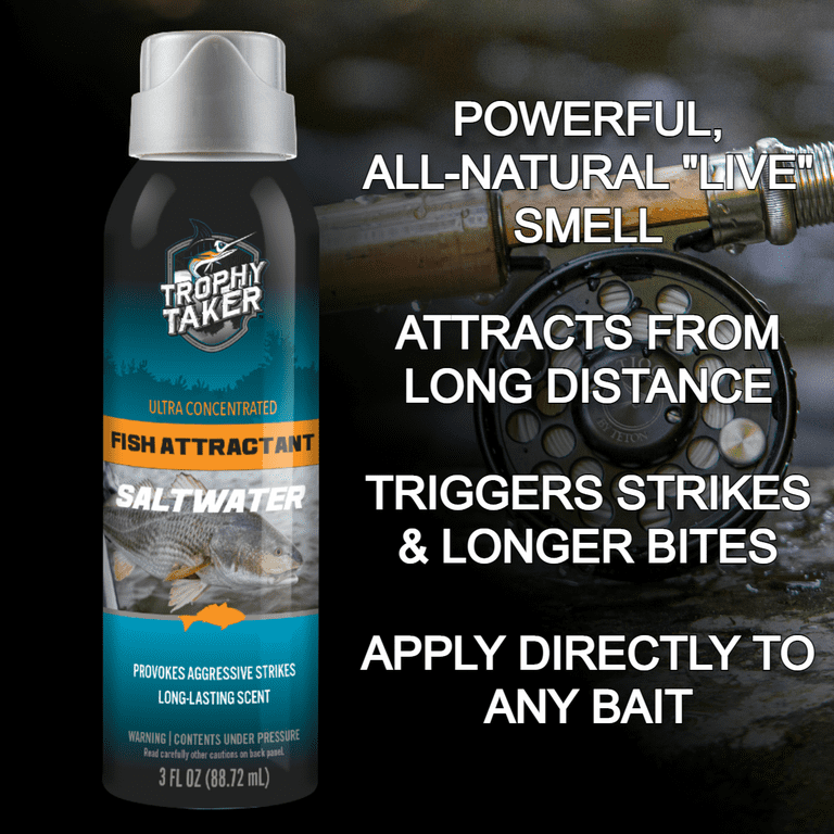 Trophy Taker Fish Attractant Spray - Saltwater - 3 oz. Fishing Lure 