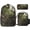 Color-2, variant on Jurassic Jungle Dinosaurs Waterfall Scene Backpack Student BookBag Bag Shoulder Bags 3ps Insulated Lunch Bag Pencil Case