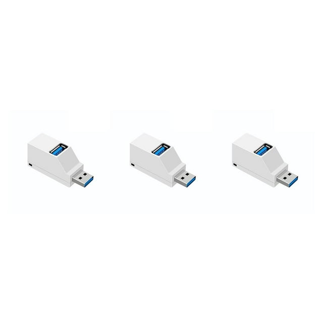Hub USB 2.0/3.0 Seitruly Mini 3 Puertos Negro