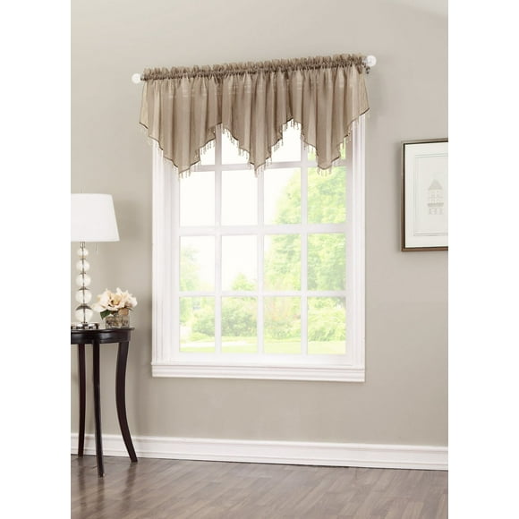 918 Voile Beaded Valance